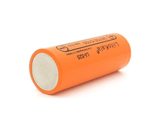 Аккумулятор 26700 Li-Ion 5000mah 5100-5200mah, 3.7V (2.75-4.2V), Orange Liitokala (Lii-52S), изображение 2 Аккумулятор 26700 Li-Ion 5000mah 5100-5200mah, 3.7V (2.75-4.2V), Orange Liitokala (Lii-52S), изображение 2