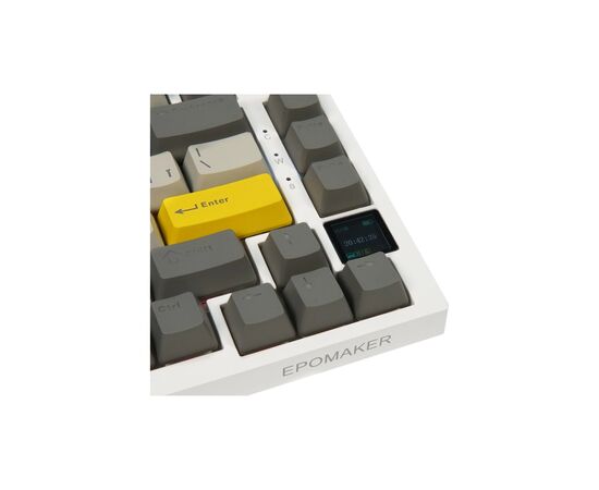 Клавіатура Epomaker AK820 Pro 75 Flying Fish Switch Hot-Swap RGB USB/Wireless/Bluetooth UA White (AK820-PRO-W-FF), зображення 4 Клавіатура Epomaker AK820 Pro 75 Flying Fish Switch Hot-Swap RGB USB/Wireless/Bluetooth UA White (AK820-PRO-W-FF), зображення 4