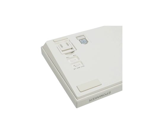 Клавіатура Epomaker AK820 Pro 75 Flying Fish Switch Hot-Swap RGB USB/Wireless/Bluetooth UA White (AK820-PRO-W-FF), зображення 5 Клавіатура Epomaker AK820 Pro 75 Flying Fish Switch Hot-Swap RGB USB/Wireless/Bluetooth UA White (AK820-PRO-W-FF), зображення 5