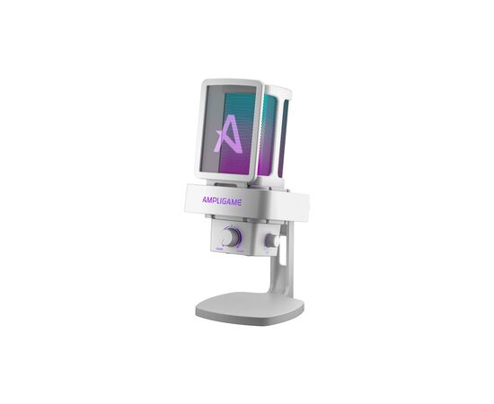 Мікрофон Fifine Ampligame Q8PROW USB White (Q8PROW), зображення 2 Мікрофон Fifine Ampligame Q8PROW USB White (Q8PROW), зображення 2