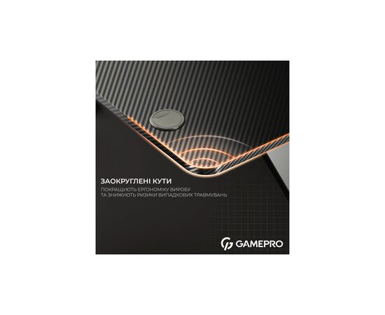 Компьютерный стол GamePro GD012 Black (GD012), изображение 10