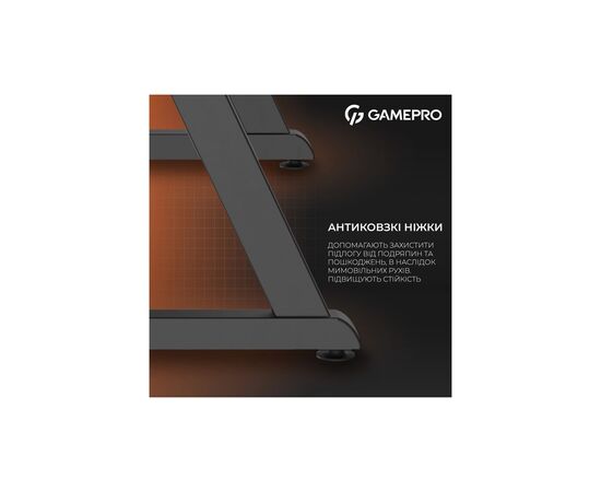Компьютерный стол GamePro GD012 Black (GD012), изображение 11