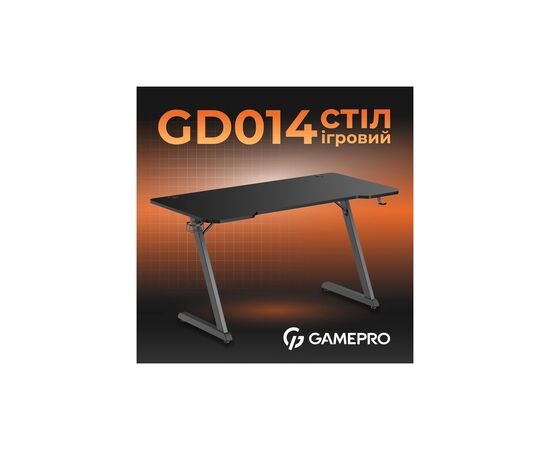 Компьютерный стол GamePro GD014 Black (GD014), изображение 3 Компьютерный стол GamePro GD014 Black (GD014), изображение 3