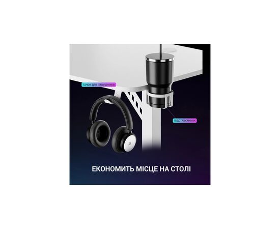 Компьютерный стол GamePro GDC216W White (GDC216W), изображение 11