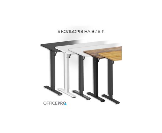 Компьютерный стол OfficePro ODE1260WB White/Black (ODE1260WB), изображение 11 Компьютерный стол OfficePro ODE1260WB White/Black (ODE1260WB), изображение 11