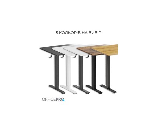 Компьютерный стол OfficePro ODE1470WB White/Black (ODE1470WB), изображение 11 Компьютерный стол OfficePro ODE1470WB White/Black (ODE1470WB), изображение 11