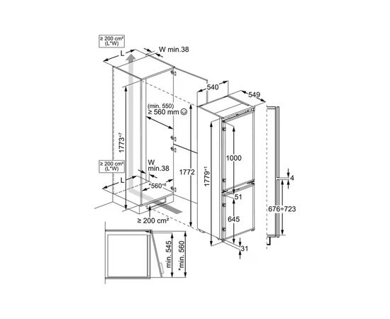 Холодильник Electrolux RNG7TE18S, изображение 4 Холодильник Electrolux RNG7TE18S, изображение 4