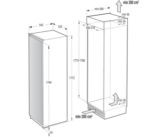 Холодильник Gorenje RI 518 EA1 (RI518EA1), изображение 12