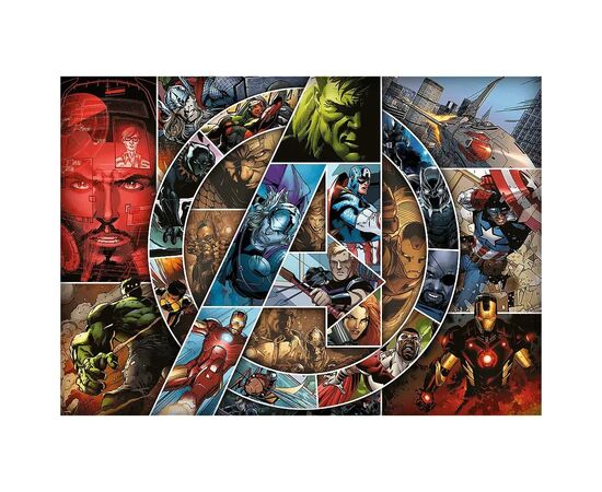 Пазл Trefl Marvel Heroes Месники 1000 елементів (5900511109344), зображення 2 Пазл Trefl Marvel Heroes Месники 1000 елементів (5900511109344), зображення 2