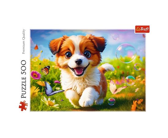 Пазл Trefl Щасливе цуценя 500 елементів (5900511375244), зображення 3 Пазл Trefl Щасливе цуценя 500 елементів (5900511375244), зображення 3