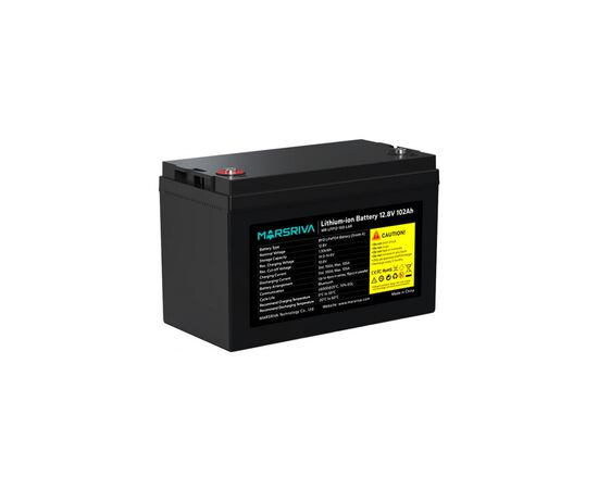 Батарея LiFePo4 Marsriva 12.8V 100Ah V3 (MR-LFP12-100-LAR V3), изображение 3 Батарея LiFePo4 Marsriva 12.8V 100Ah V3 (MR-LFP12-100-LAR V3), изображение 3