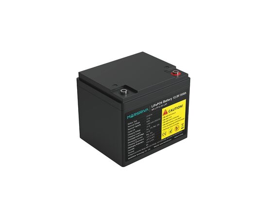 Батарея LiFePo4 Marsriva 12.8V 50Ah (MR-LFP12-50-LAR), изображение 4 Батарея LiFePo4 Marsriva 12.8V 50Ah (MR-LFP12-50-LAR), изображение 4
