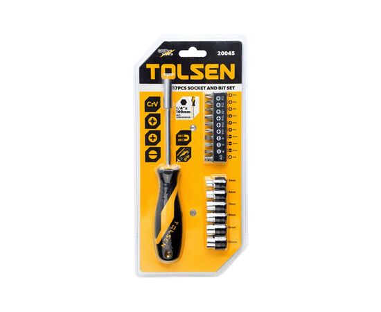 Отвертка Tolsen 17 насадок (20045), изображение 2 Отвертка Tolsen 17 насадок (20045), изображение 2