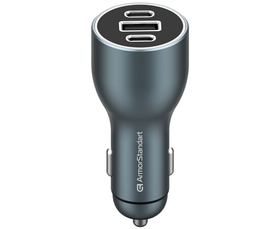Зарядний пристрій Armorstandart Resolute Power ASPP-21 120W 2xUSB-C, 1xUSB-A (ARM70026)