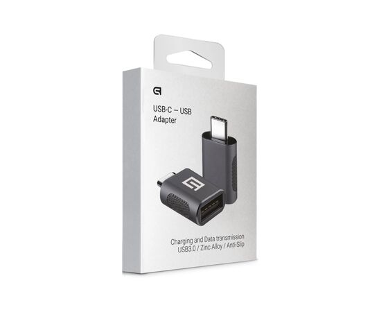 Переходник OTG USB 2.0 AF to USB-C Space Grey Armorstandart (ARM69356), изображение 4 Переходник OTG USB 2.0 AF to USB-C Space Grey Armorstandart (ARM69356), изображение 4