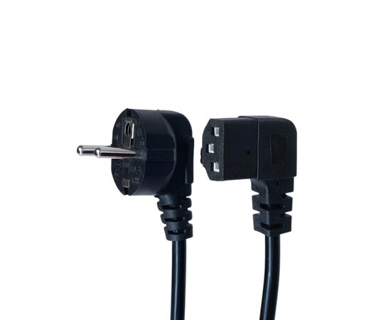 Кабель питания C13 1.8m 90° corner black Armorstandart (ARM73124)