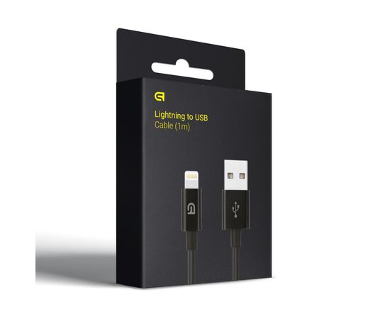 Дата кабель USB 2.0 AM to Lightning 1.0m black Armorstandart (ARM64287), изображение 5 Дата кабель USB 2.0 AM to Lightning 1.0m black Armorstandart (ARM64287), изображение 5