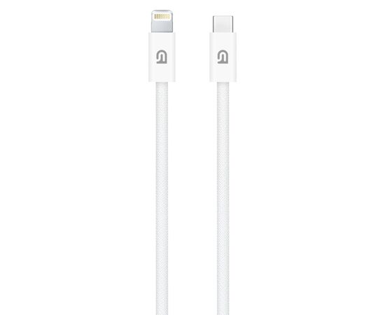 Дата кабель USB-C to Lightning 1.0m White Armorstandart (ARM72697)