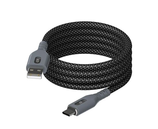 Дата кабель USB 2.0 AM to USB-C 1.0m Magnetic 3A black Armorstandart (ARM75514), изображение 2