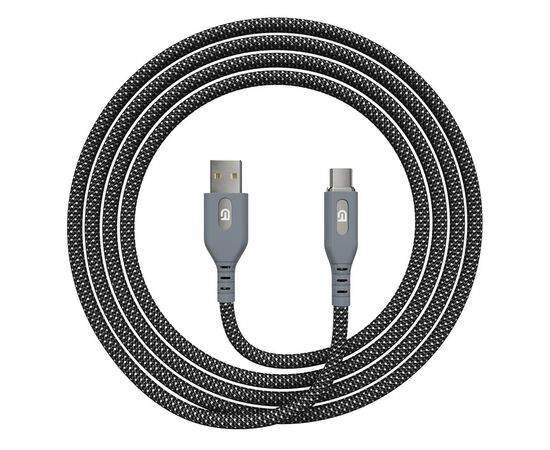 Дата кабель USB 2.0 AM to USB-C 1.0m Magnetic 3A black Armorstandart (ARM75514)