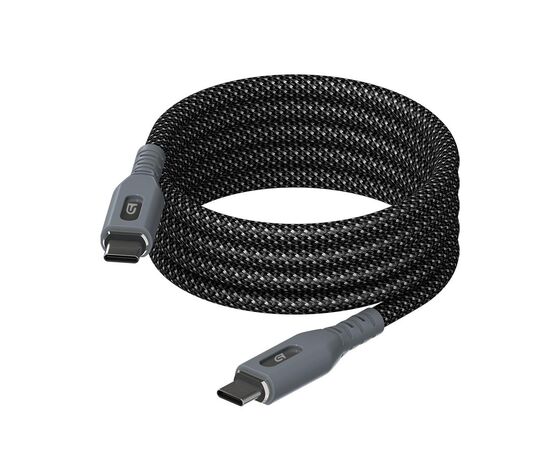 Дата кабель USB-C to USB-C 1.0m Magnetic 60W Black Armorstandart (ARM75513), изображение 2 Дата кабель USB-C to USB-C 1.0m Magnetic 60W Black Armorstandart (ARM75513), изображение 2