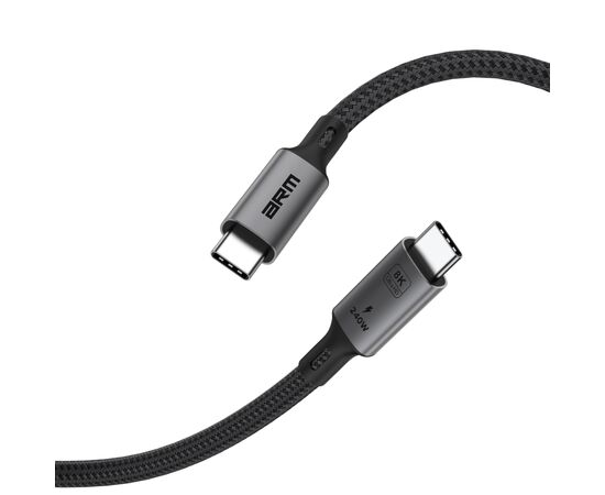 Дата кабель USB-C to USB-C 1.0m USB4 40Gbps 240W 8K60Hz black Armorstandart (ARM81921), зображення 7 Дата кабель USB-C to USB-C 1.0m USB4 40Gbps 240W 8K60Hz black Armorstandart (ARM81921), зображення 7