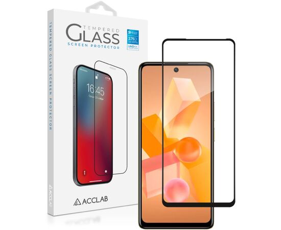 Стекло защитное ACCLAB Full Glue Infinix Hot 40 Pro Black (1283126589225)