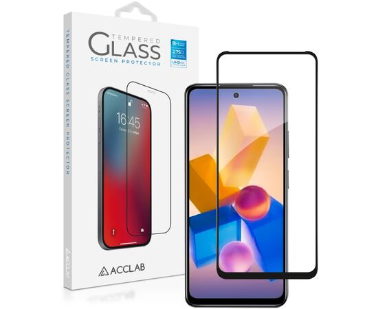 Стекло защитное ACCLAB Full Glue Infinix Hot 40i Black (1283126588914)