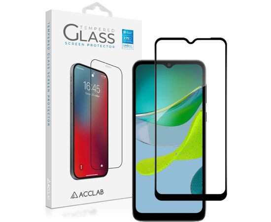 Стекло защитное ACCLAB Full Glue MOTO E13 Black (1283126573620)
