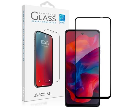 Стекло защитное ACCLAB Full Glue MOTO G04s Black (1283126612862)