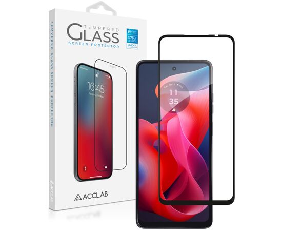 Скло захисне ACCLAB Full Glue MOTO G24/G34 Black (1283126590016)