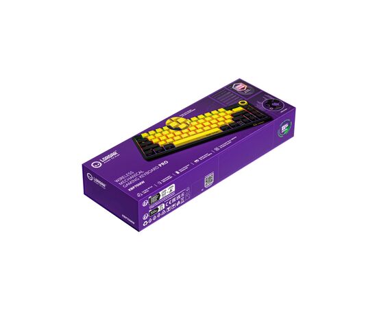 Клавіатура Lorgar KBP70MW Pro RGB Wireless/Bluetooth/USB UA Black/yellow (LRG-KBP70MW-YL-US), зображення 11 Клавіатура Lorgar KBP70MW Pro RGB Wireless/Bluetooth/USB UA Black/yellow (LRG-KBP70MW-YL-US), зображення 11