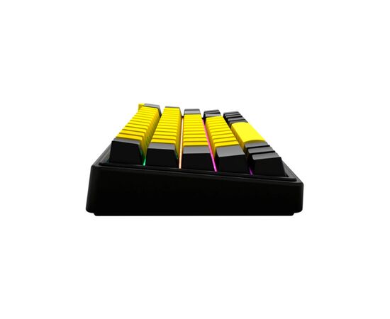 Клавіатура Lorgar KBP70MW Pro RGB Wireless/Bluetooth/USB UA Black/yellow (LRG-KBP70MW-YL-US), зображення 8 Клавіатура Lorgar KBP70MW Pro RGB Wireless/Bluetooth/USB UA Black/yellow (LRG-KBP70MW-YL-US), зображення 8