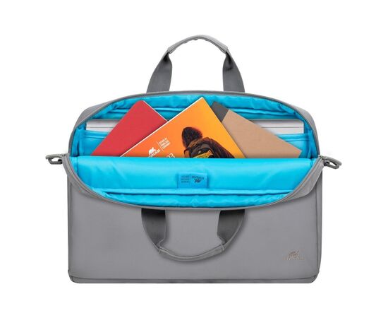 Сумка для ноутбука RivaCase 15.6" 8235 Ulsan Grey (8235Grey), изображение 6 Сумка для ноутбука RivaCase 15.6" 8235 Ulsan Grey (8235Grey), изображение 6