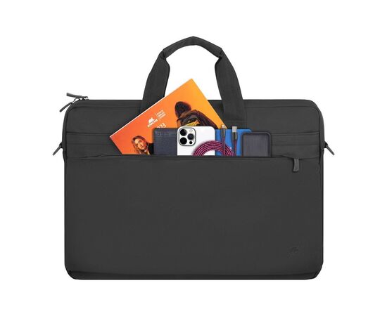 Сумка для ноутбука RivaCase 15.6" 8235 Ulsan Black (8235Black), изображение 3 Сумка для ноутбука RivaCase 15.6" 8235 Ulsan Black (8235Black), изображение 3