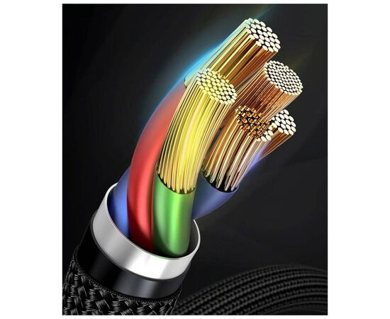 Дата кабель USB-C to Lightning 1.0m Cafule PD 20W red+black Baseus (CATLKLF-91), изображение 8 Дата кабель USB-C to Lightning 1.0m Cafule PD 20W red+black Baseus (CATLKLF-91), изображение 8
