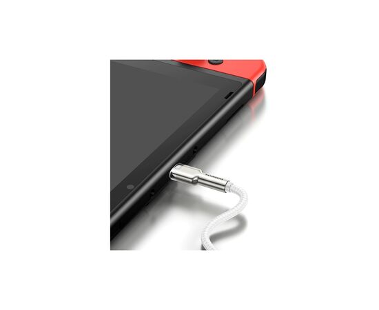 Дата кабель USB-C to Lightning 2.0m Cafule Metal PD 20W white Baseus (CATLJK-B02), изображение 7 Дата кабель USB-C to Lightning 2.0m Cafule Metal PD 20W white Baseus (CATLJK-B02), изображение 7