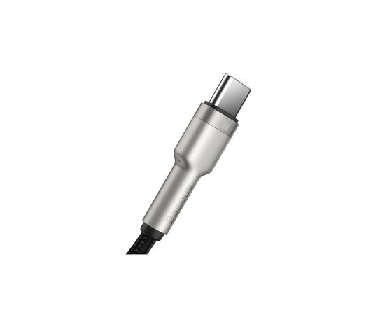Дата кабель USB 2.0 AM to USB-C 1.0m Cafule Metal 66W black Baseus (CAKF000101), изображение 6 Дата кабель USB 2.0 AM to USB-C 1.0m Cafule Metal 66W black Baseus (CAKF000101), изображение 6
