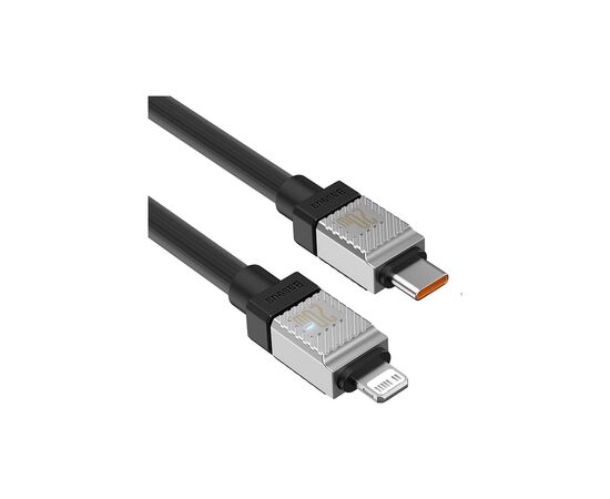 Дата кабель USB-C to Lightning 1.0m CoolPlay Fast Charging 20W black Baseus (CAKW000001), изображение 4 Дата кабель USB-C to Lightning 1.0m CoolPlay Fast Charging 20W black Baseus (CAKW000001), изображение 4