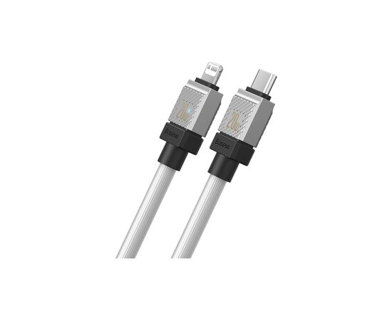 Дата кабель USB-C to Lightning 1.0m CoolPlay Fast Charging 20W white Baseus (CAKW000002), изображение 4 Дата кабель USB-C to Lightning 1.0m CoolPlay Fast Charging 20W white Baseus (CAKW000002), изображение 4