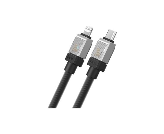 Дата кабель USB-C to Lightning 2.0m CoolPlay Fast Charging 20W black Baseus (CAKW000101), изображение 5 Дата кабель USB-C to Lightning 2.0m CoolPlay Fast Charging 20W black Baseus (CAKW000101), изображение 5