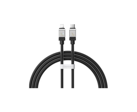 Дата кабель USB-C to Lightning 2.0m CoolPlay Fast Charging 20W black Baseus (CAKW000101)