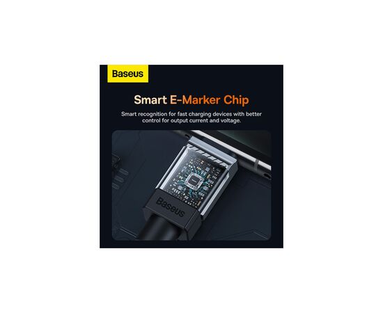 Дата кабель USB-C to USB-C 1.0m CoolPlay Fast Charging 100W blue Baseus (CAKW000203), изображение 10 Дата кабель USB-C to USB-C 1.0m CoolPlay Fast Charging 100W blue Baseus (CAKW000203), изображение 10