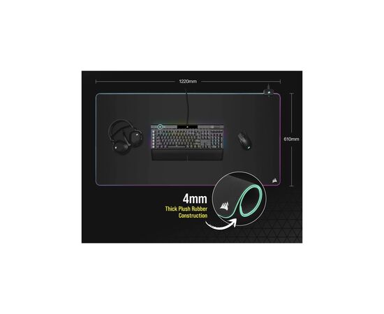 Коврик для мышки Corsair MM700 RGB 3XL (CH-9417080-WW), изображение 7 Коврик для мышки Corsair MM700 RGB 3XL (CH-9417080-WW), изображение 7