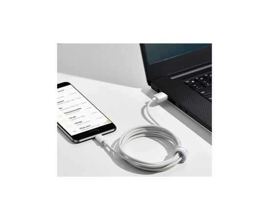 Дата кабель USB 2.0 AM to Micro 5P Simple WisdomKit (2PCS) 1.5m 2.1A white Baseus (TZCAMZJ-02), изображение 3 Дата кабель USB 2.0 AM to Micro 5P Simple WisdomKit (2PCS) 1.5m 2.1A white Baseus (TZCAMZJ-02), изображение 3