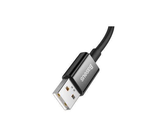 Дата кабель USB 2.0 AM to USB-C 1.0m Superior Fast Charging 60W black Baseus (CAYS000901), изображение 3 Дата кабель USB 2.0 AM to USB-C 1.0m Superior Fast Charging 60W black Baseus (CAYS000901), изображение 3