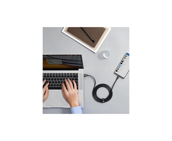 Дата кабель USB 2.0 AM to USB-C 1.0m Superior Fast Charging 60W black Baseus (CAYS000901), изображение 8 Дата кабель USB 2.0 AM to USB-C 1.0m Superior Fast Charging 60W black Baseus (CAYS000901), изображение 8