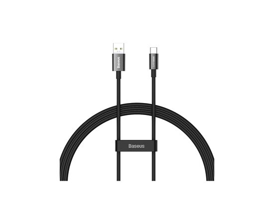 Дата кабель USB 2.0 AM to USB-C 1.0m Superior Fast Charging 60W black Baseus (CAYS000901)