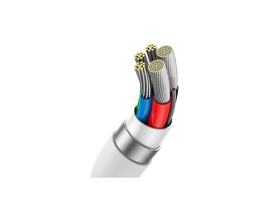 Дата кабель USB 2.0 AM to USB-C 1.0m Superior Fast Charging 60W white Baseus (CAYS000902), изображение 5 Дата кабель USB 2.0 AM to USB-C 1.0m Superior Fast Charging 60W white Baseus (CAYS000902), изображение 5