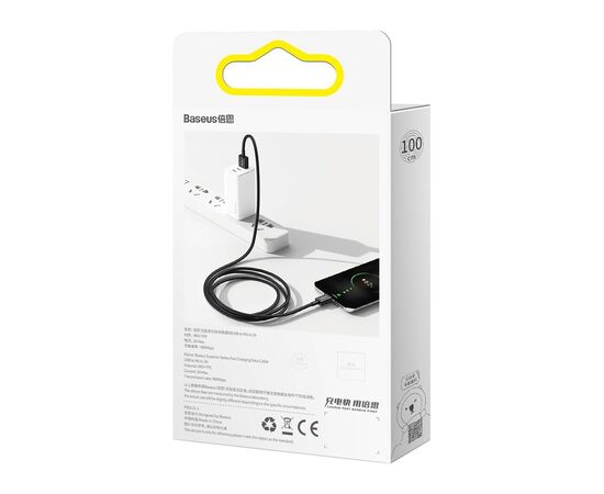 Дата кабель USB 2.0 AM to Micro 5P 2.0m Superior Fast Charging 2A black Baseus (CAMYS-A01), изображение 5 Дата кабель USB 2.0 AM to Micro 5P 2.0m Superior Fast Charging 2A black Baseus (CAMYS-A01), изображение 5